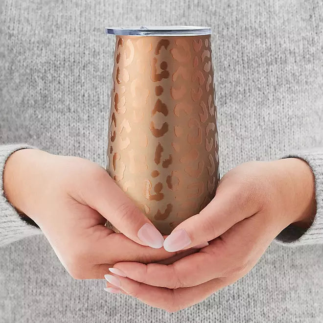 Member's Mark 14oz. Stainless Steel Insulated Flute Tumblers with Lids, 4 Pack