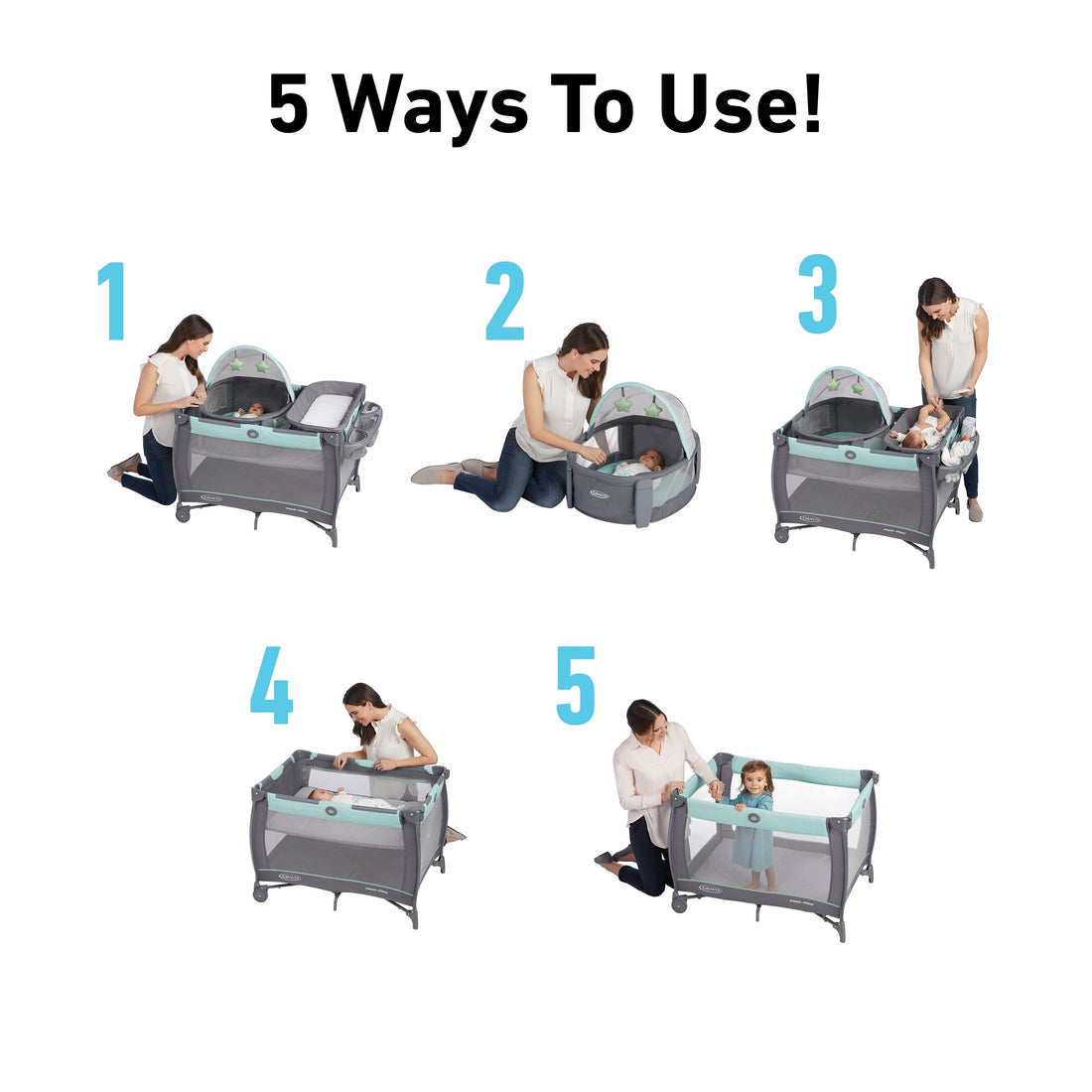 Pack 'N Play Travel Dome Infant Playard, Oskar, Unisex