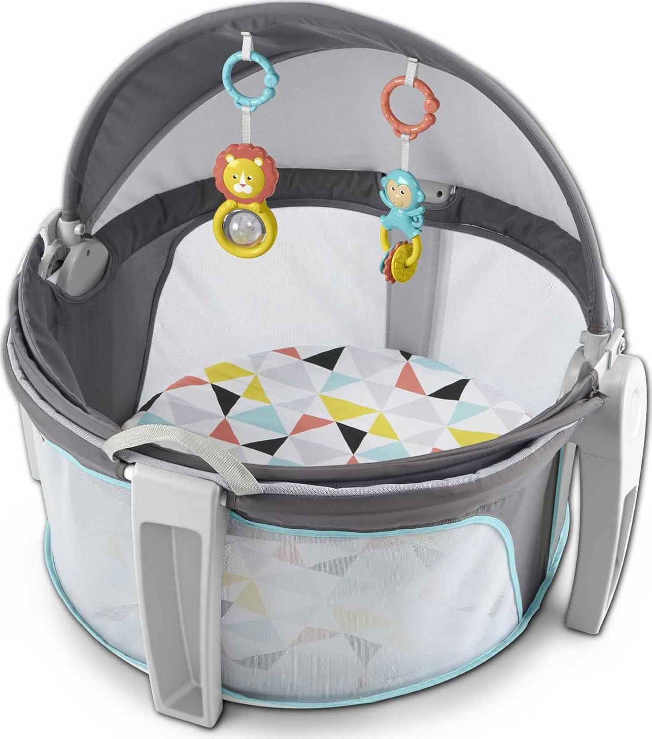 Fisher-Price On-the-Go Baby Dome, Portable Bassinet & Play Space