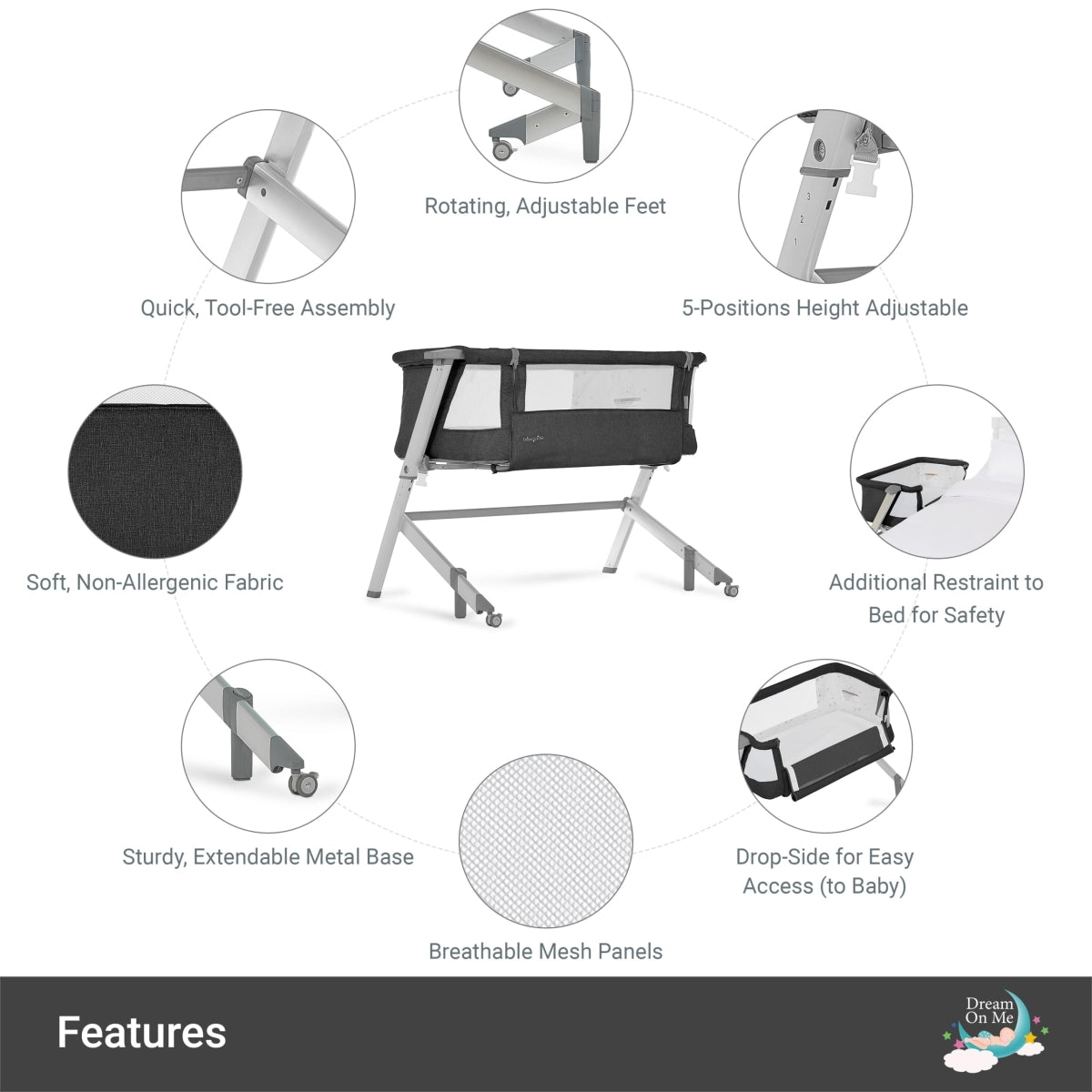 Skylar Bassinet and Bedside Sleeper