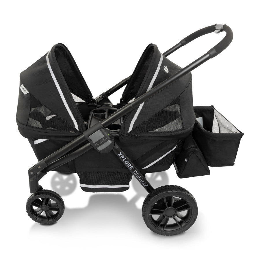 PIVOT XPLORE DREAMZ
ALL-TERRAIN STROLLER WAGON WITH BASSINET INSERT