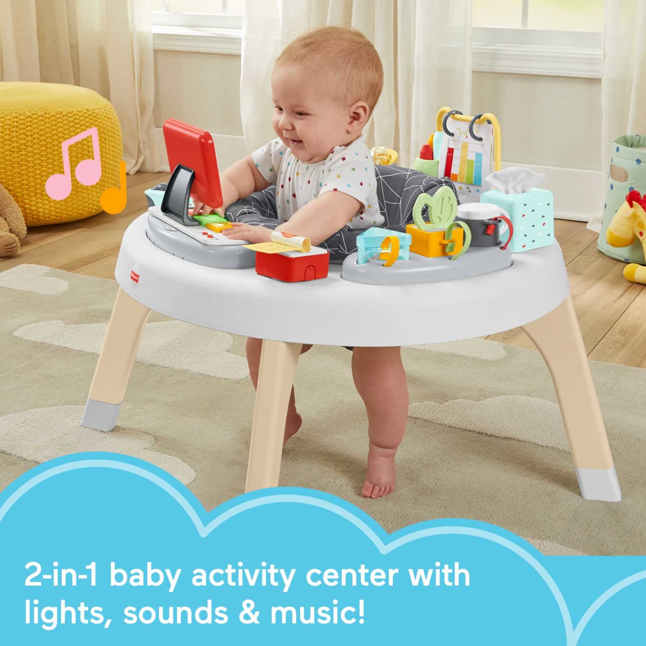 Fisher-Price 2-In-1 Like A Boss Activity Center