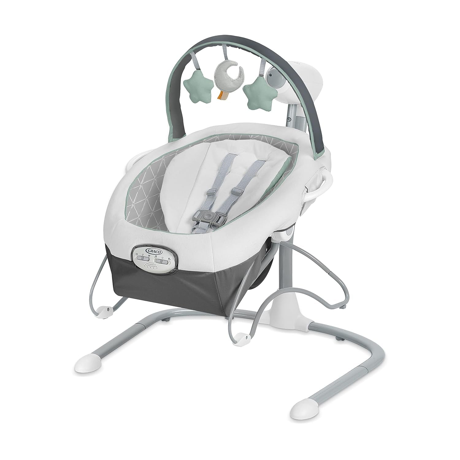 Graco Soothe 'n Sway LX - Baby Swing with Portable Bouncer