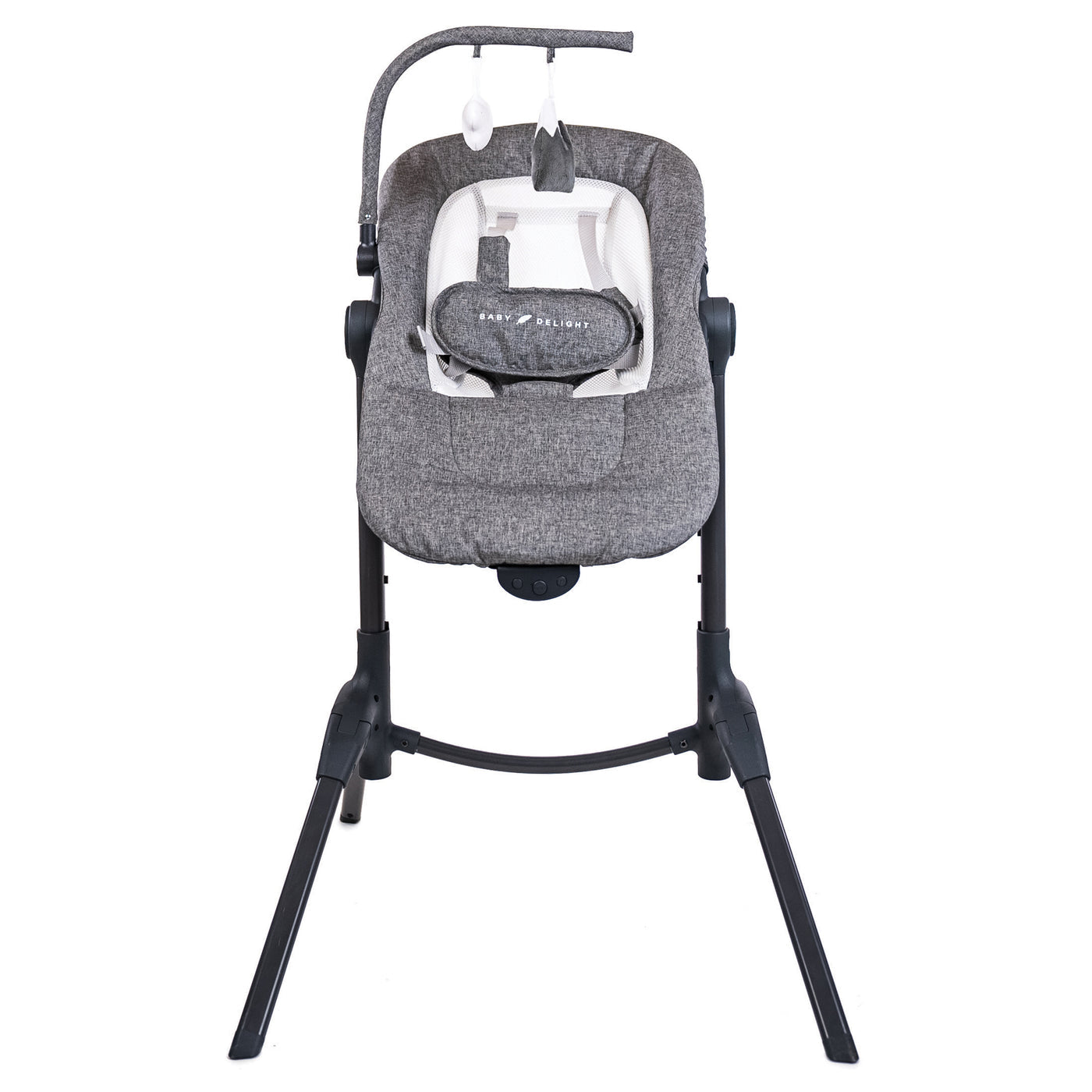 Bloom Soothing Adjustable Infant Seat-Charcoal Tweed