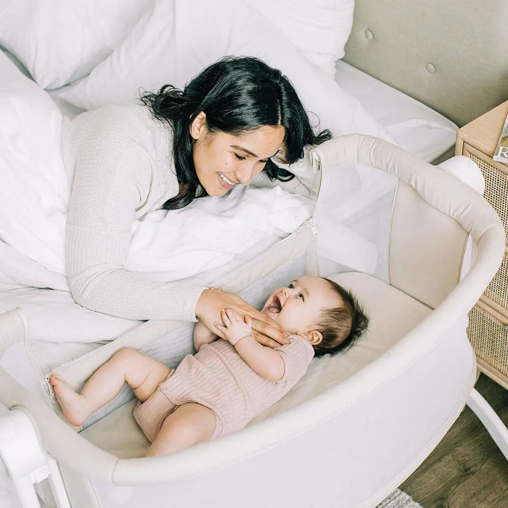 Beside Me™ Wink Organic Bassinet & Bedside Sleeper – Organic Oat
