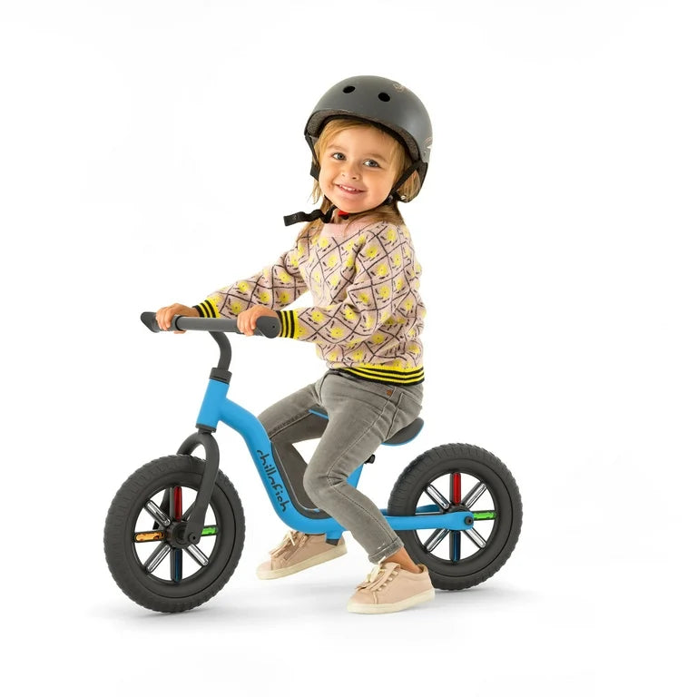 Chillafish Buzzi 10' Balance Bike for Kids 1.5 Years and Older, Lightweight Toddler Bike with Adjustable Seat
