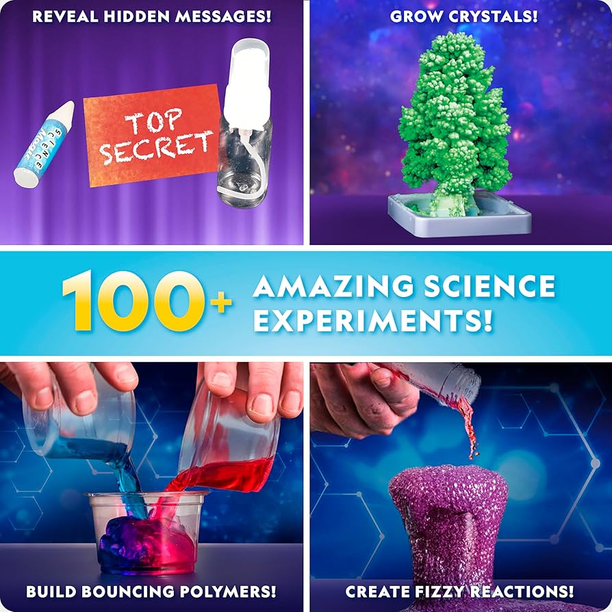 NATIONAL GEOGRAPHIC Amazing Chemistry Set - Chemistry Kit with 100+ Science Experiments