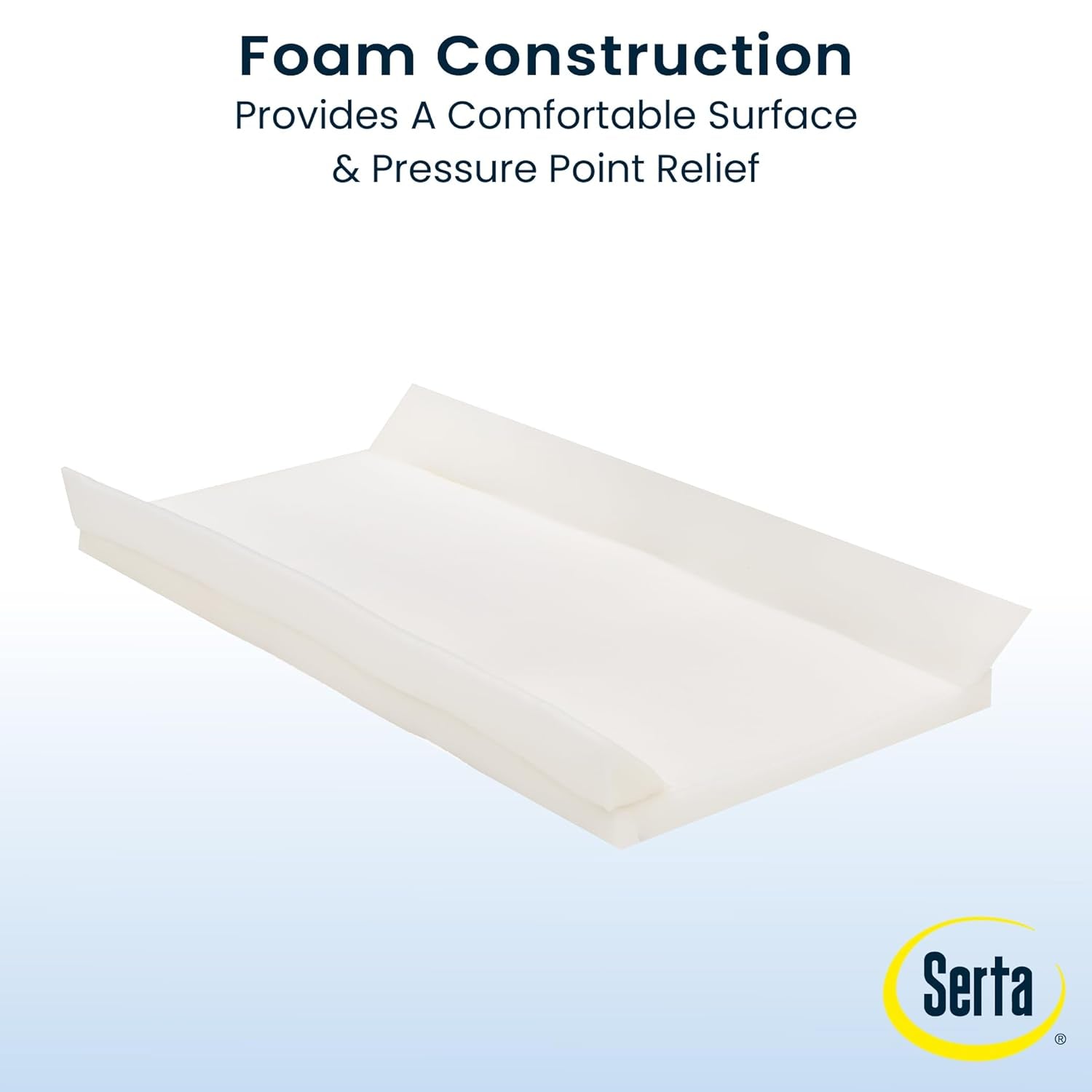 Serta Perfect Sleeper Changing Pad with Plush Cover, Gray